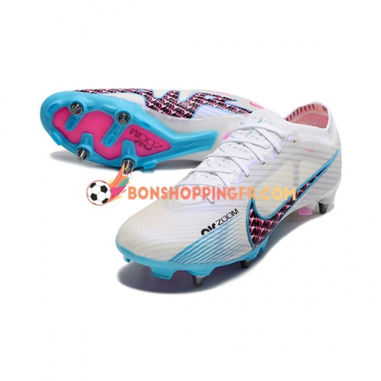 Nike Air Zoom Mercurial Vapor XV Elite SG Chaussures de football Bleu Blanc