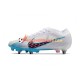 Nike Air Zoom Mercurial Vapor XV Elite SG Chaussures de football Bleu Blanc