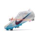 Nike Air Zoom Mercurial Vapor XV Elite SG Chaussures de football Bleu Blanc