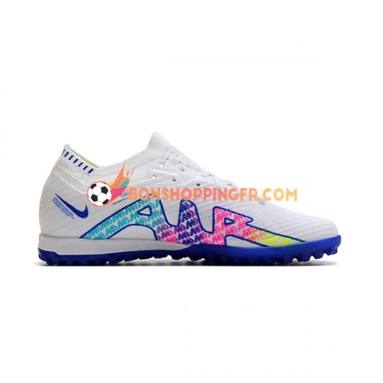Nike Air Zoom Mercurial Vapor XV Elite TF Chaussures de football Bleu Blanc