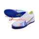 Nike Air Zoom Mercurial Vapor XV Elite TF Chaussures de football Bleu Blanc