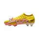 Nike Air Zoom Mercurial Vapor XV Pro FG Lucent Chaussures de football Rose Jaune
