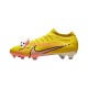 Nike Air Zoom Mercurial Vapor XV Pro FG Lucent Chaussures de football Rose Jaune