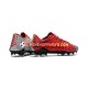 Nike HyperVenom Phantom III Elite FG Chaussures de football Rouge Gris