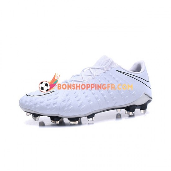 Nike HyperVenom Phantom III Elite FG Chaussures de football Blanc