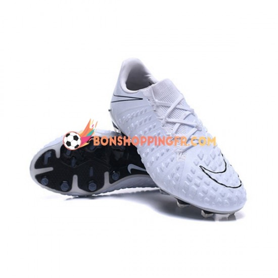 Nike HyperVenom Phantom III Elite FG Chaussures de football Blanc