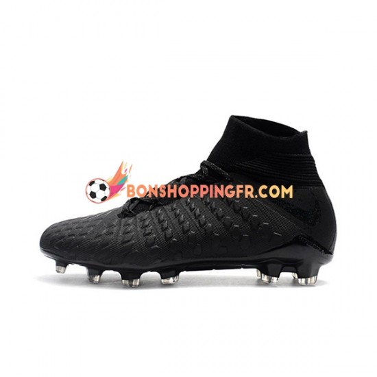 Nike Hypervenom Phantom 3 Elite DF FG Chaussures de football Blanc Noir