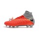 Nike Hypervenom Phantom 3 Elite DF FG Chaussures de football Rouge Gris