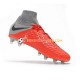 Nike Hypervenom Phantom 3 Elite DF FG Chaussures de football Rouge Gris