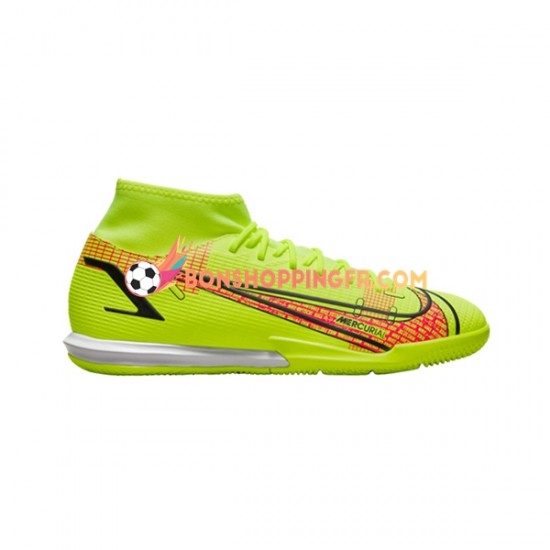 Nike Mercurial Superfly VIII Motivation Academy IC Chaussures de football Jaune