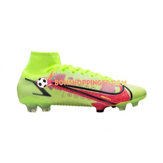 Nike Mercurial Superfly VIII Motivation Elite FG Chaussures de football Rouge Jaune