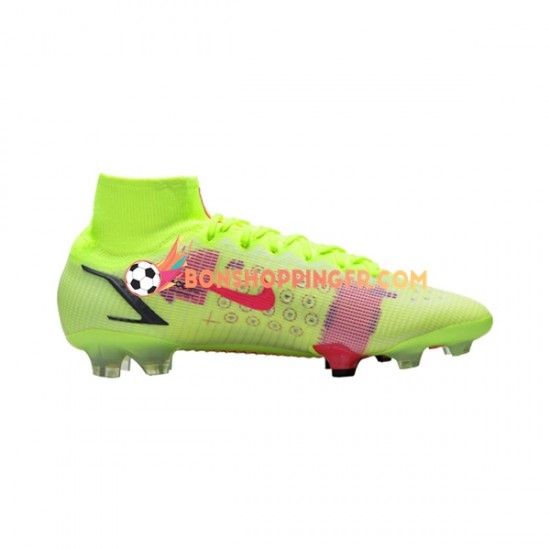 Nike Mercurial Superfly VIII Motivation Elite FG Chaussures de football Rouge Jaune