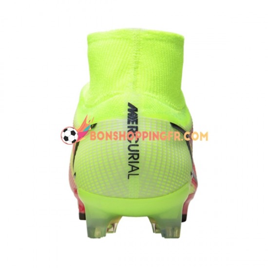 Nike Mercurial Superfly VIII Motivation Elite FG Chaussures de football Rouge Jaune