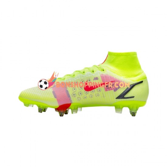 Nike Mercurial Superfly VIII Motivation Elite SG Pro AC Chaussures de football Rouge Jaune