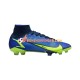 Nike Mercurial Superfly VIII Recharge Elite FG Chaussures de football Bleu Jaune