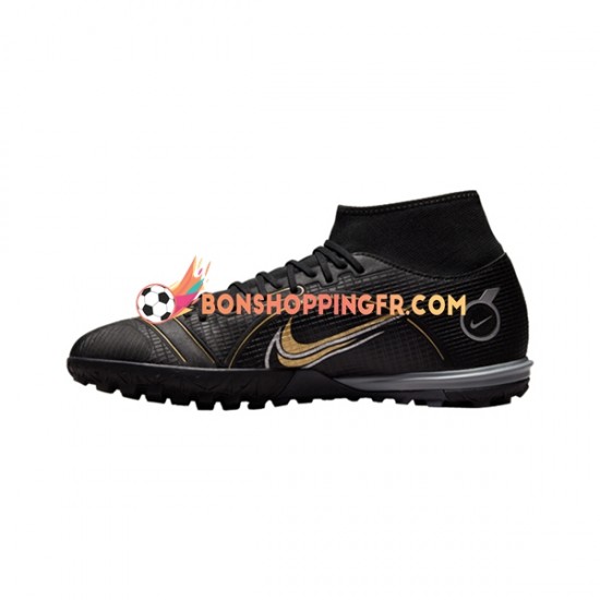 Nike Mercurial Superfly VIII Shadow Academy TF Chaussures de football Noir