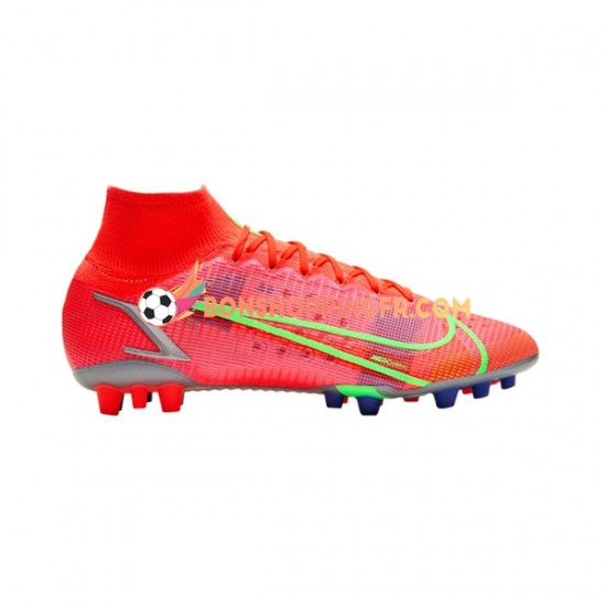 Nike Mercurial Superfly VIII Spectrum Elite AG Chaussures de football Rouge