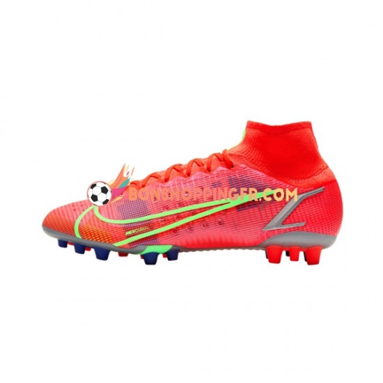 Nike Mercurial Superfly VIII Spectrum Elite AG Chaussures de football Rouge