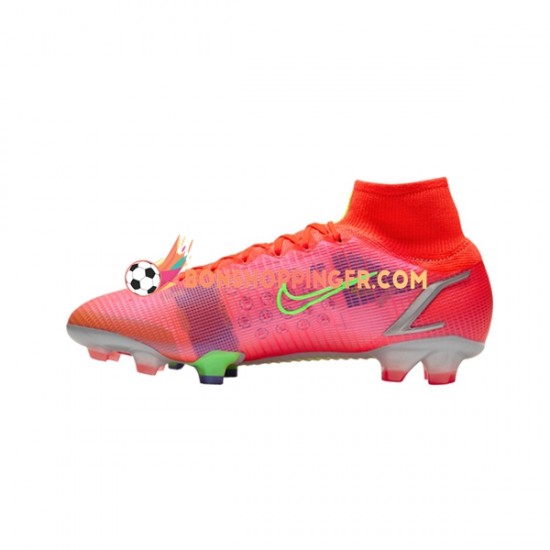 Nike Mercurial Superfly VIII Spectrum Elite FG Chaussures de football Rouge