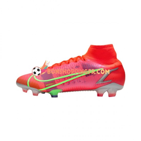 Nike Mercurial Superfly VIII Spectrum Elite FG Chaussures de football Rouge