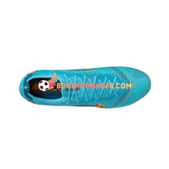 Nike Mercurial Vapor XIV Blueprint Elite AG Chaussures de football Orange Bleu