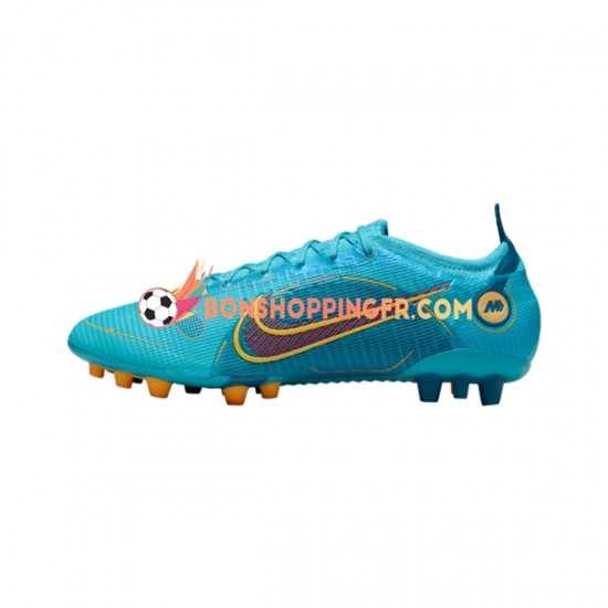 Nike Mercurial Vapor XIV Blueprint Elite AG Chaussures de football Orange Bleu