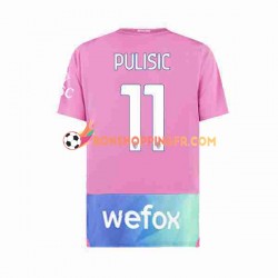 Maillot 3ème AC Milan Christian Pulisic 11 2023-2024 Manches Courtes Homme