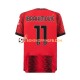 Maillot Domicile AC Milan Ibrahimovic 11 2023-2024 Manches Courtes Homme