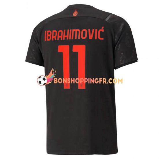 Maillot 3ème AC Milan Ibrahimovic 11 2021-2022 Manches Courtes Homme