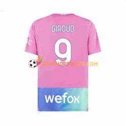 Maillot 3ème AC Milan Olivier Giroud 9 2023-2024 Manches Courtes Homme