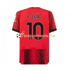 Maillot Domicile AC Milan Rafael Leao 10 2023-2024 Manches Courtes Homme