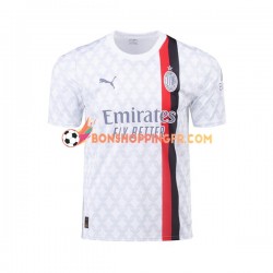 Maillot Extérieur AC Milan Simon Kjaer 24 2023-2024 Manches Courtes Homme