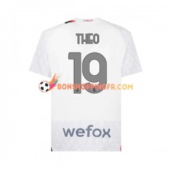 Maillot Extérieur AC Milan Theo 19 2023-2024 Manches Courtes Homme