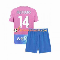 Maillot 3ème AC Milan Tijjani Reijnders 14 2023-2024 Manches Courtes Jeune Enfant(+shorts)