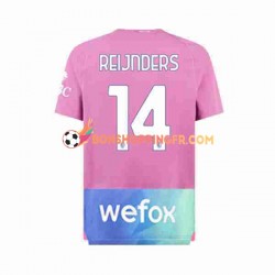 Maillot 3ème AC Milan Tijjani Reijnders 14 2023-2024 Manches Courtes Homme