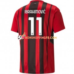 Maillot Domicile AC Milan Zlatan Ibrahimovic 11 2021-2022 Manches Courtes Homme