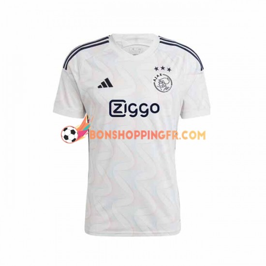 Maillot Extérieur Ajax Amsterdam 2023-2024 Manches Courtes Homme