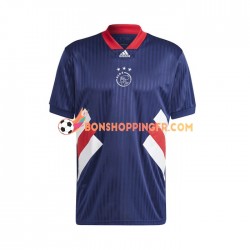 Maillot Rétro Domicile Ajax Amsterdam Icon 2022-2023 Manches Courtes Homme