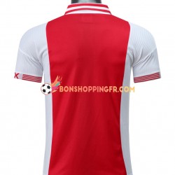 Maillot Rétro Domicile Ajax Amsterdam 1997-1998 Manches Courtes Homme