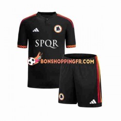 Maillot 3ème AS Rome 2023-2024 Manches Courtes Jeune Enfant(+shorts)