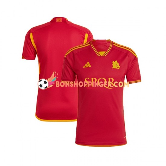 Maillot Domicile AS Rome 2023-2024 Manches Courtes Homme