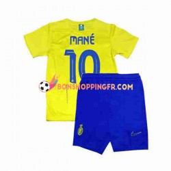 Maillot Domicile Al-Nassr Mane 10 2023-2024 Manches Courtes Jeune Enfant(+shorts)
