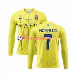 Maillot Domicile Al-Nassr Ronaldo 7 2023-2024 Manches Longues Homme