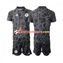 Maillot Domicile Algérie Gardien 2022 Manches Courtes Jeune Enfant(+shorts)