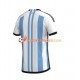 Maillot Domicile Argentine Coupe du Monde 2022 Manches Courtes Homme