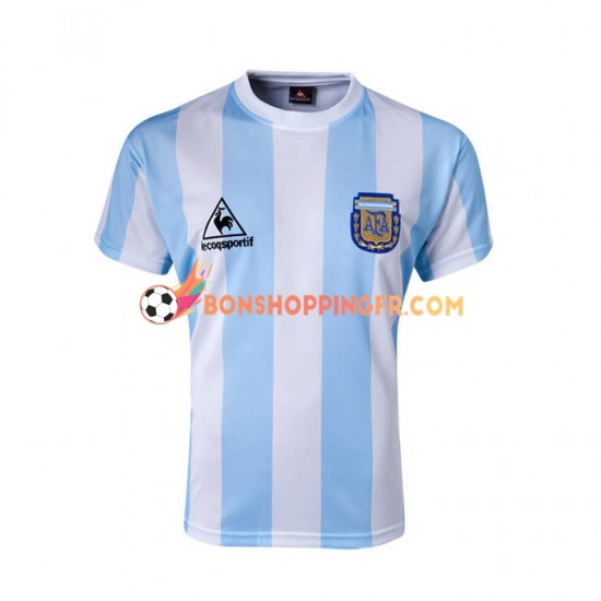 Maillot Rétro Domicile Argentine 1986 Manches Courtes Homme