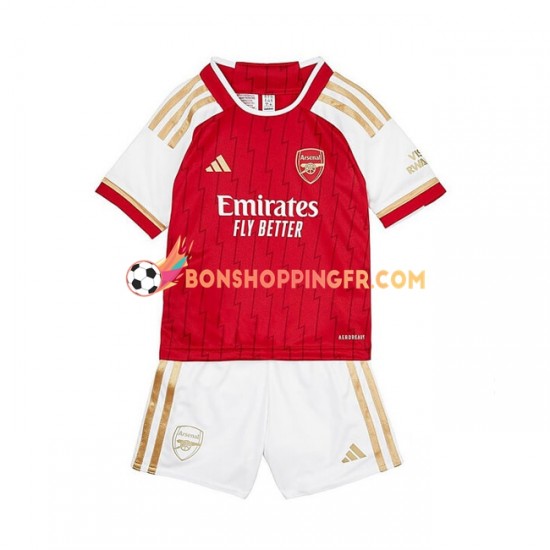 Maillot Domicile Arsenal 2023-2024 Manches Courtes Jeune Enfant(+shorts)