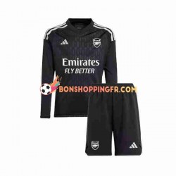 Maillot Domicile Arsenal Gardien 2023-2024 Manches Longues Jeune Enfant(+shorts)