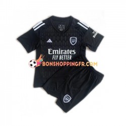 Maillot Domicile Arsenal Gardien 2023-2024 Manches Courtes Jeune Enfant(+shorts)