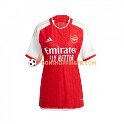 Maillot Domicile Arsenal 2023-2024 Manches Courtes Femme